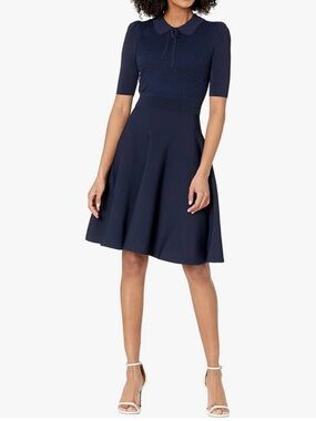 Ted Baker London Hillder Delicate Pointelle Knit Dress US 2